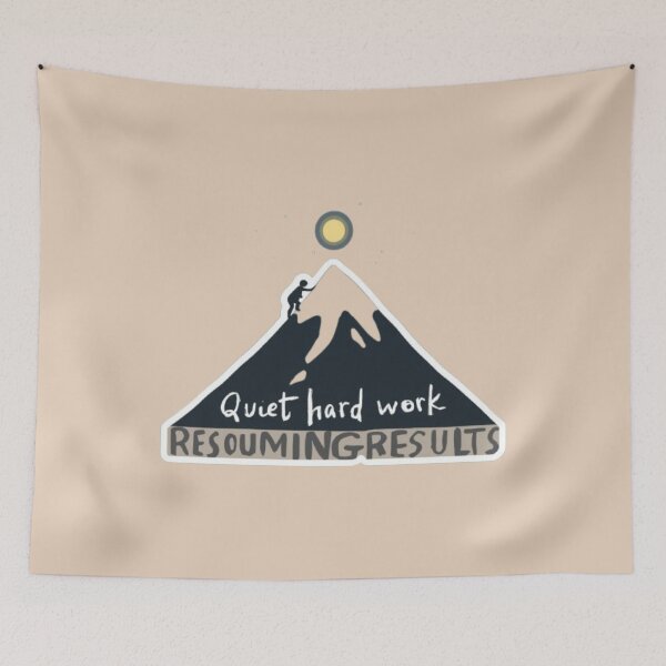 Item preview, Quiet Grind Loud Results – Motivational Mindset Quote Sticker designed and sold by MyDesigneStore.