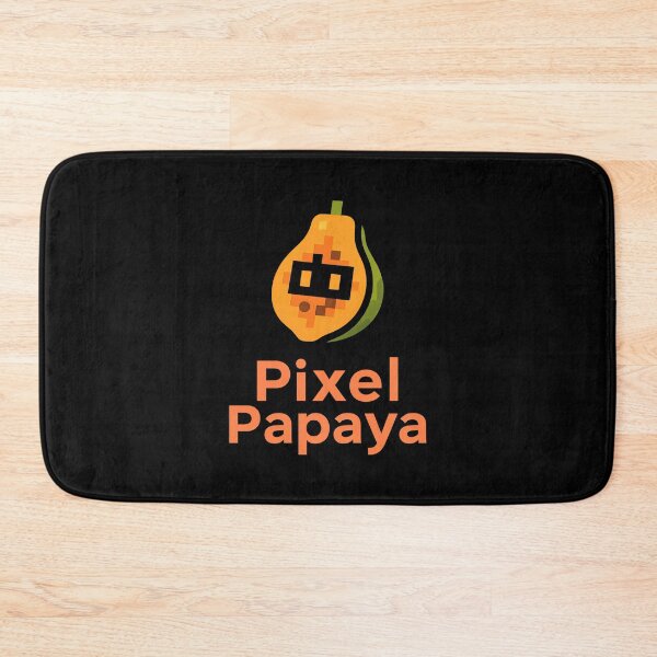 Item preview, Pixel Papaya Glowing Fruit Design designed and sold by SplashTastic.