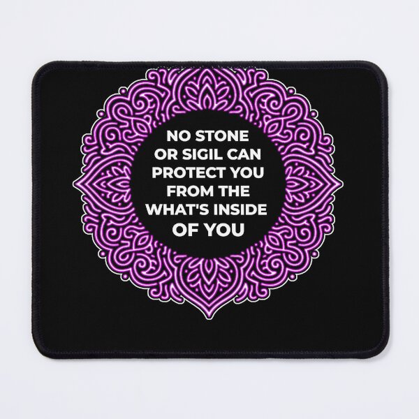 Item preview, SARCASTIC SPIRITUAL – No Stone Or Sigil – Gift for Friend • Neon Mandala • Spiritual Sarcasm designed and sold by JacobKAurumhead.