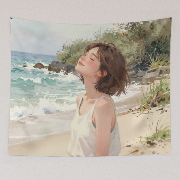 Item preview, Feel of the Beach — Halcyon Still designed and sold by AJSRPrints.