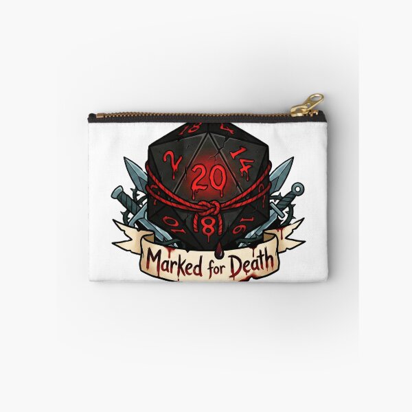 Item preview, Rogue "Marked for Death" Bloody D20: D&D Class Emblem designed and sold by SkinnyFlatWhite.