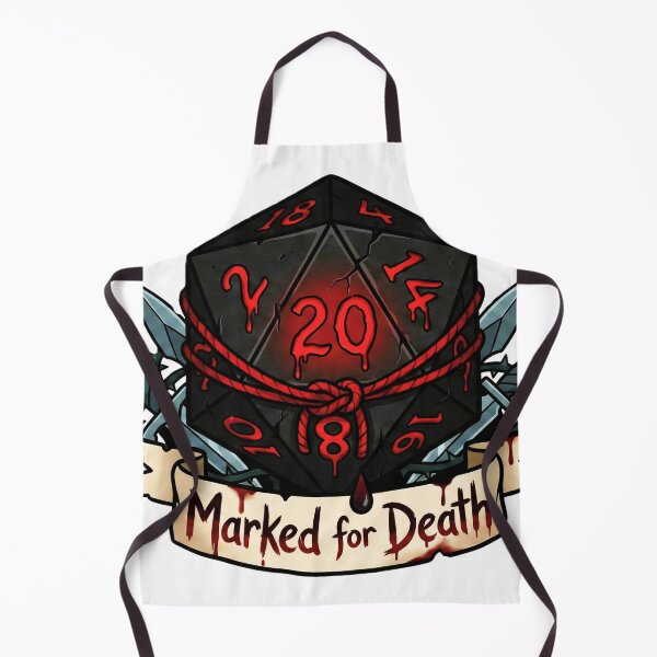 Item preview, Rogue "Marked for Death" Bloody D20: D&D Class Emblem designed and sold by SkinnyFlatWhite.