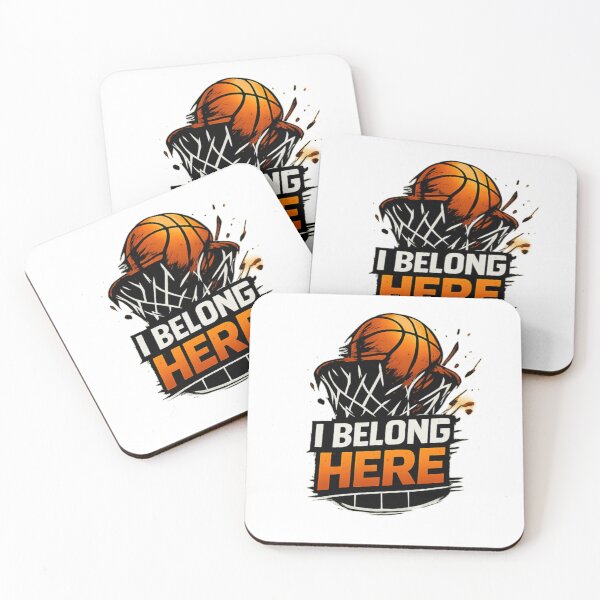 Item preview, I Belong Here Basketball Statement designed and sold by Bellassi.