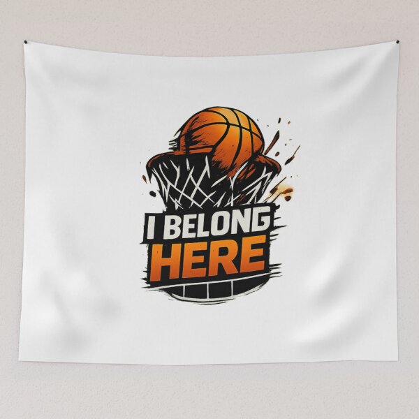 Item preview, I Belong Here Basketball Statement designed and sold by Bellassi.