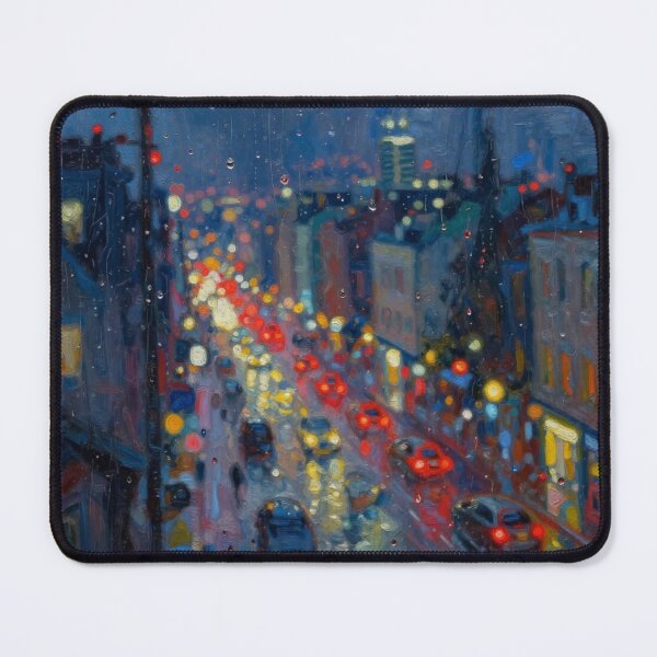 Item preview, Busy Night, Through Rain and Blur designed and sold by AJSRPrints.