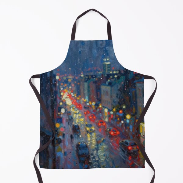 Item preview, Busy Night, Through Rain and Blur designed and sold by AJSRPrints.