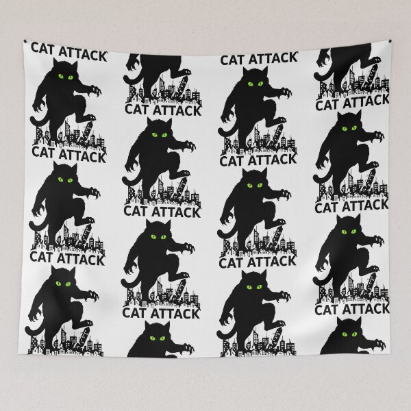 Item preview, cat attack designed and sold by novapixel25100.