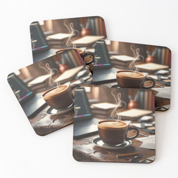Item preview, Mobile Case For A Cup Of Coffe on the Table on my programming setup designed and sold by Mobile Cases Store.