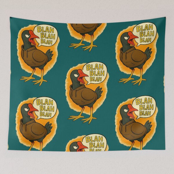 Item preview, LA GALLARETA - Blah Blah Blah - Funny Puerto Rico Bird designed and sold by Urban-InkStudio.