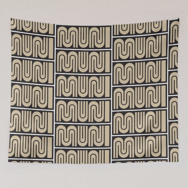 Item preview, San Francisco Cream and Black Muni designed and sold by PIXEL POP DESIGNS - Beyond the Norm!.