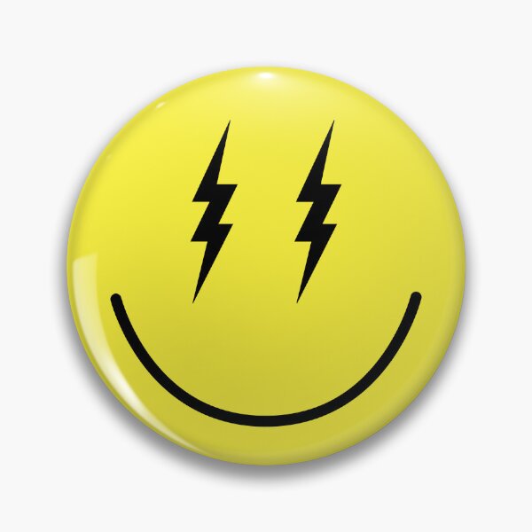 Item preview, Lighting Bolt Eyes Emoji Yellow Face Emoticon Happy Rock Lighting Eyes Illustration designed and sold by bestggraphico.