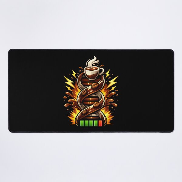 Item preview, coffee DNA Energy Helix Art for Caffeine Lovers   designed and sold by ZuToMi.