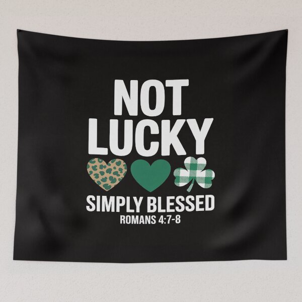 Item preview, Not Lucky Simply Blessed Christian Shamrocks St Patricks Day  designed and sold by czechascheledu.