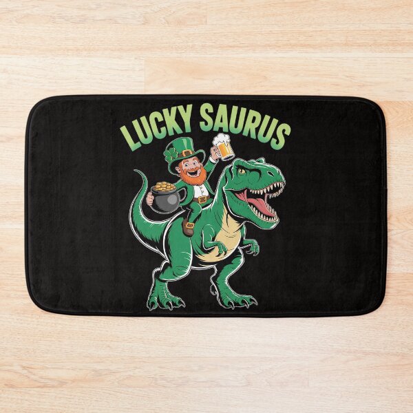 Item preview, Lucky Saurus T-Rex Day Saint Patrick's Leprechaun Dinosaur  designed and sold by czechascheledu.