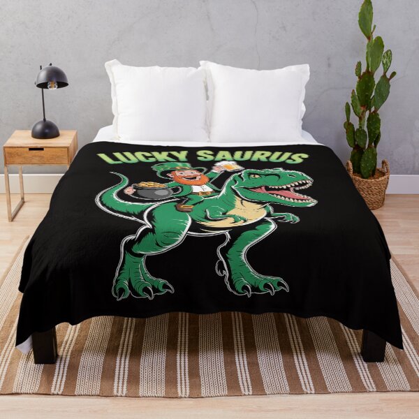 Item preview, Lucky Saurus T-Rex Day Saint Patrick's Leprechaun Dinosaur  designed and sold by czechascheledu.