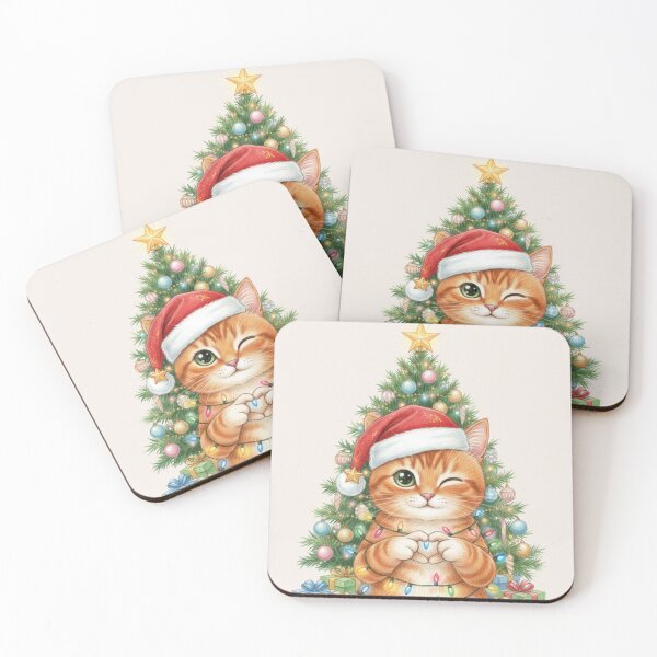 Item preview, Adorable Christmas Cat designed and sold by ZAHRA-M.
