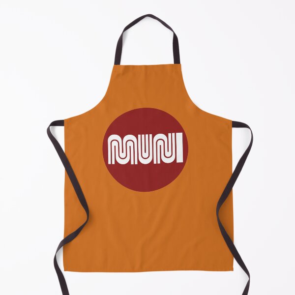 Item preview, MUNI San Francisco Municipal Railroad logo in Muni red circle designed and sold by PIXEL POP DESIGNS - Beyond the Norm!.