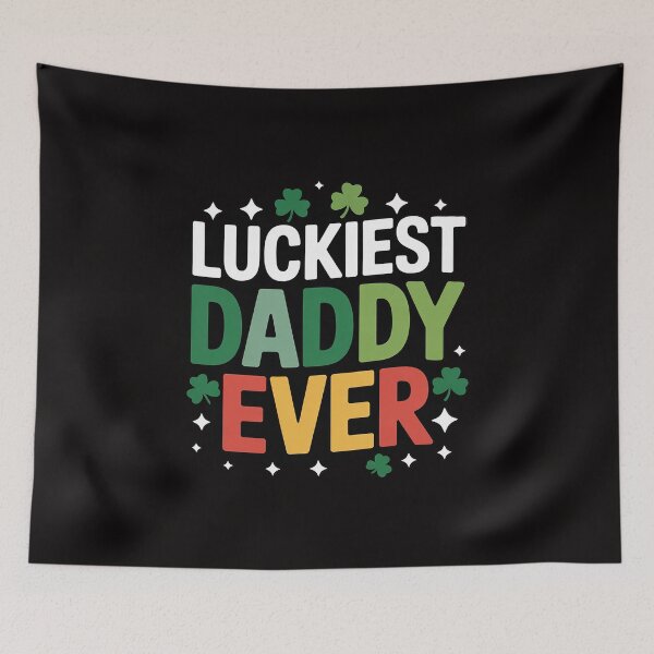 Item preview, Luckiest Daddy Ever Groovy St Patrick's Day Fathers  designed and sold by czechascheledu.