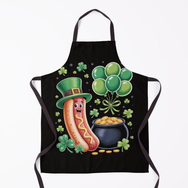 Item preview, Lucky Balloon Irish Shamrock Hotdog St. Patrick's Day designed and sold by czechascheledu.