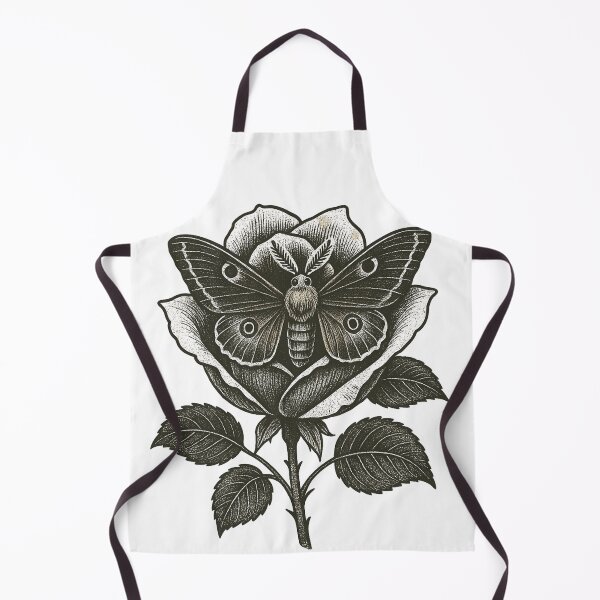 Item preview, Death’s-Head Moth and Rose – Gothic Transformation Symbol designed and sold by Mouraludia.