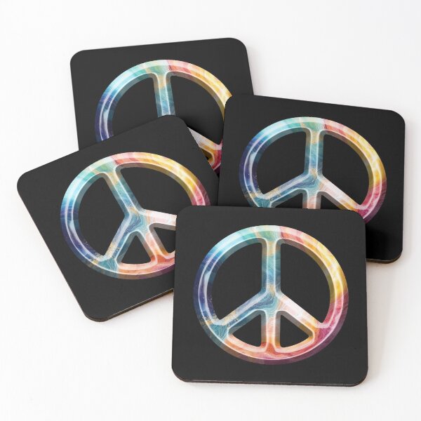 Item preview, Peace Love - Peace Sign Art designed and sold by RockitBaby.