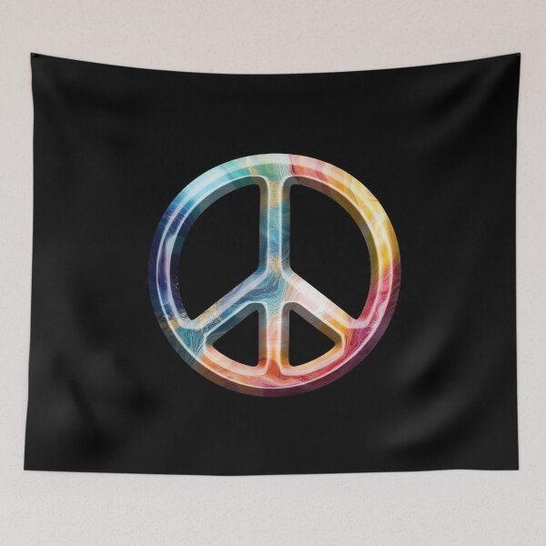 Item preview, Peace Love - Peace Sign Art designed and sold by RockitBaby.