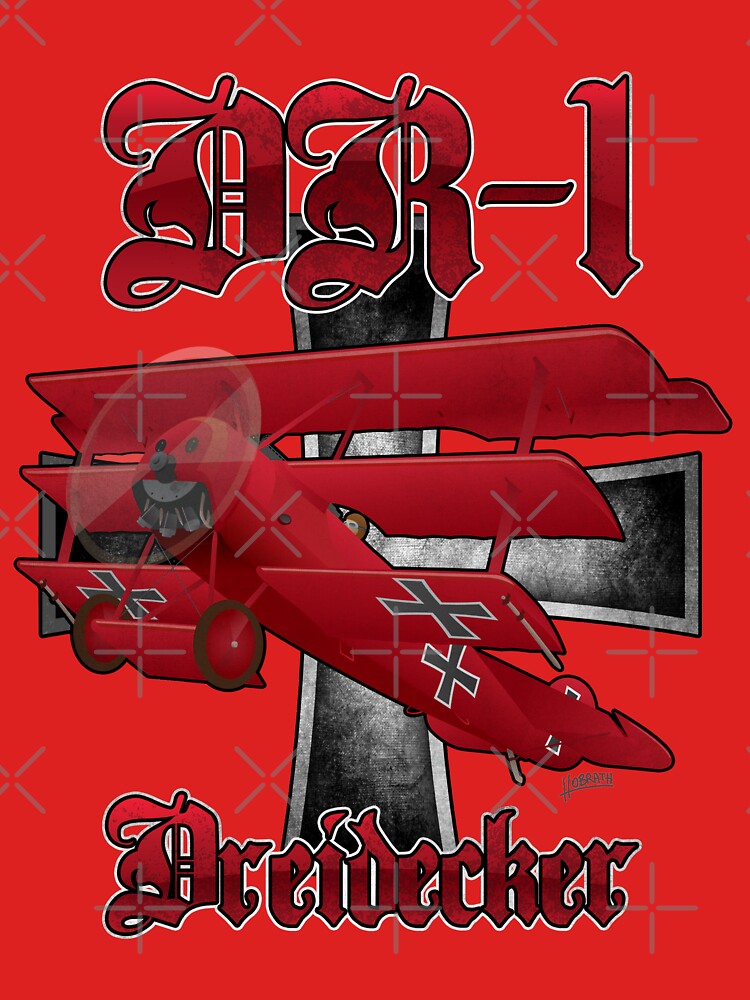 DR-1 Red Baron Triplane WWI Warbird by hobrath
