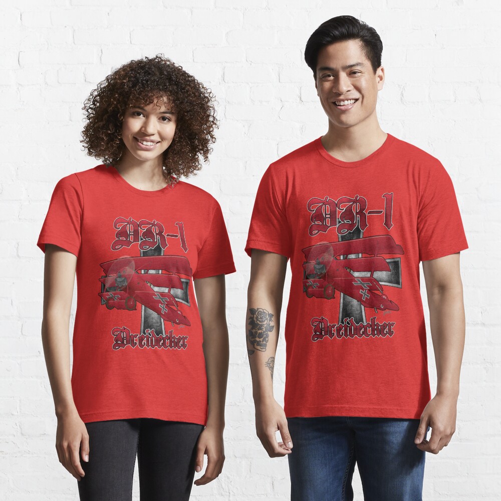 DR-1 Red Baron Triplane WWI Warbird Essential T-Shirt