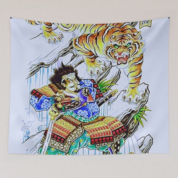 Item preview, Samurai & Tiger designed and sold by NightRaida.