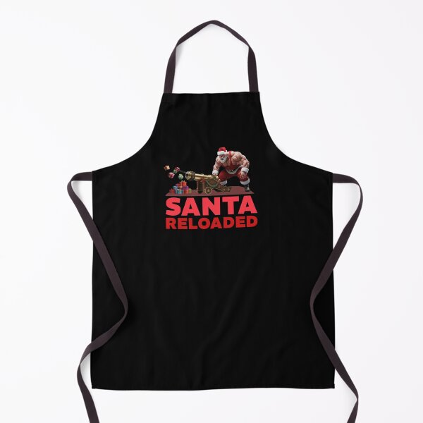 Item preview, Santa Reloaded Muscular Buff Santa Gift Cannon Funny Christmas designed and sold by KiwiRider.