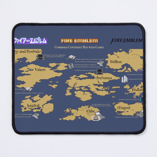 Item preview, Fire Emblem Map designed and sold by HannahBellRae.