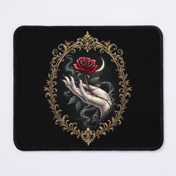Item preview, Gothic Rose Offering – Dark Romantic Devotion Symbol designed and sold by Mouraludia.