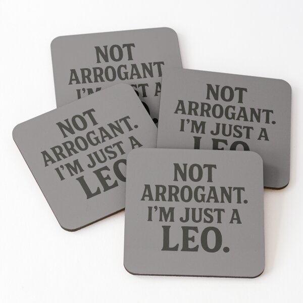 Item preview, Not Arrogant I’m Just a Leo designed and sold by GiftLore Studio.