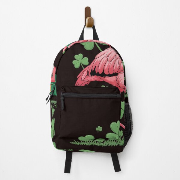 Artikelvorschau, Kobold, Flamingo, Kleeblatt, Tiergeschenk zum St. Patrick's Day entworfen und verkauft von MichaelStalkas.