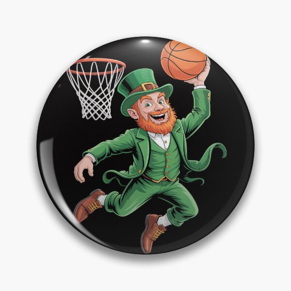 Artikelvorschau, Kobold-Basketball-Dunking am St. Patrick's Day – Sport für Jungen und Männer entworfen und verkauft von Vexat062Art.