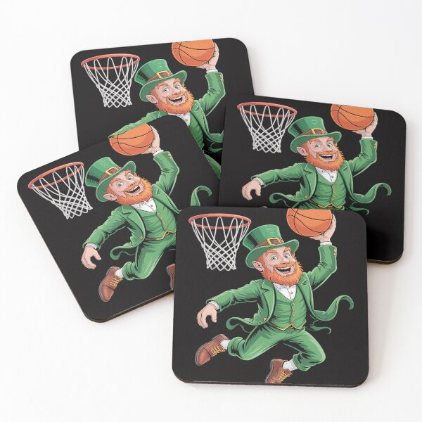 Item preview, Leprechaun Basketball Dunk St Patricks Day Boys Men Sports  designed and sold by Vexat062Art.
