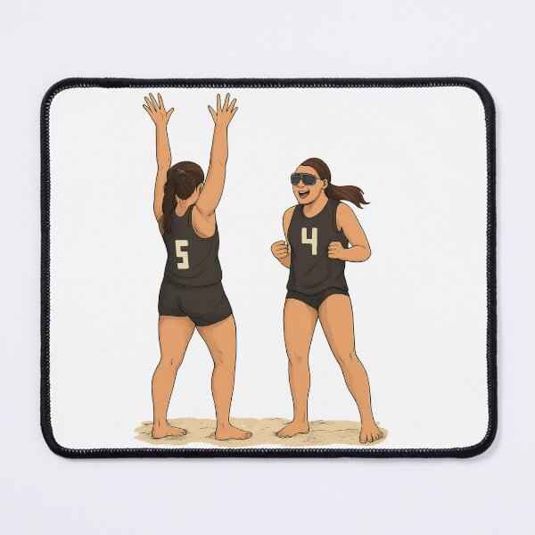 Item preview, Match Point!  Beach Volleyball Victory Celebration designed and sold by royalswin.