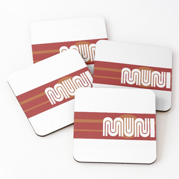 Item preview, Red and Orange Muni Stripe Design (San Francisco Municipal Railroad) Muni inspired designed and sold by PIXEL POP DESIGNS - Beyond the Norm!.