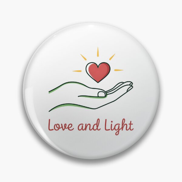 Item preview, Love and Light Healing Hand with Heart Spiritual Art. designed and sold by loveandlightrb.