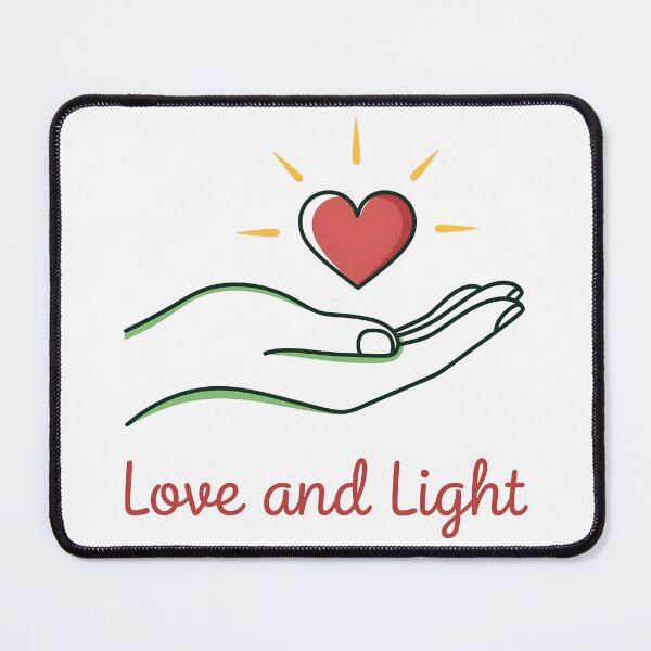 Item preview, Love and Light Healing Hand with Heart Spiritual Art. designed and sold by loveandlightrb.
