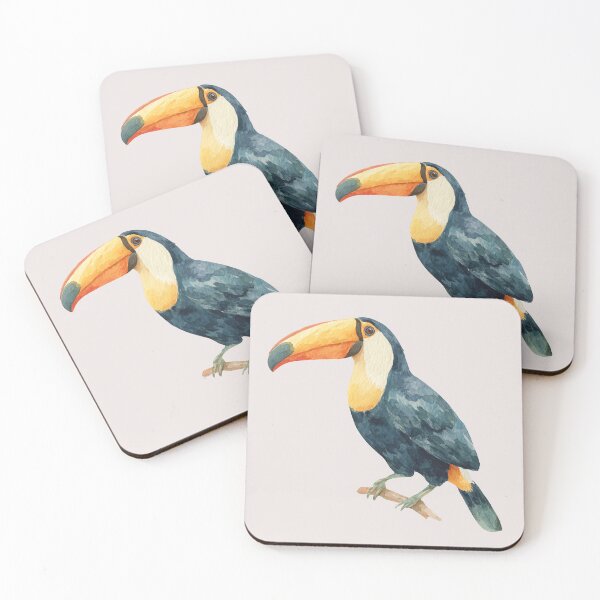 Item preview, Toucan Bird on a Branch designed and sold by Violet Peonies.