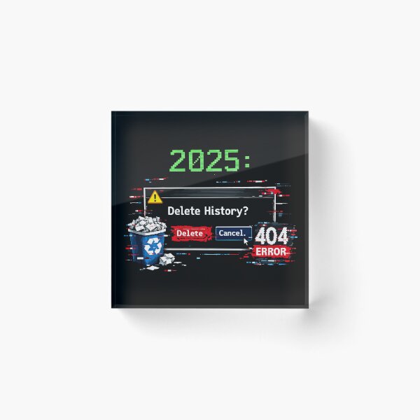 Item preview, 2025: Delete History? designed and sold by xmoudx.