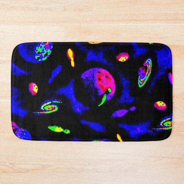 Item preview, Vintage Blacklight reactive arcade carpet space design designed and sold by Pedro  Fart Faced McGee.