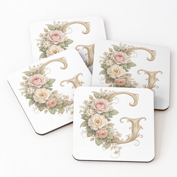 Item preview, Vintage Floral Letter G – Ornate Botanical Alphabet Art designed and sold by DvRose-.