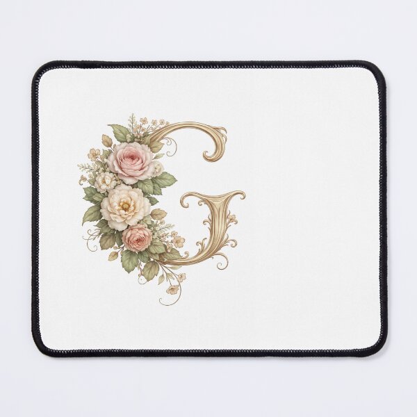 Item preview, Vintage Floral Letter G – Ornate Botanical Alphabet Art designed and sold by DvRose-.