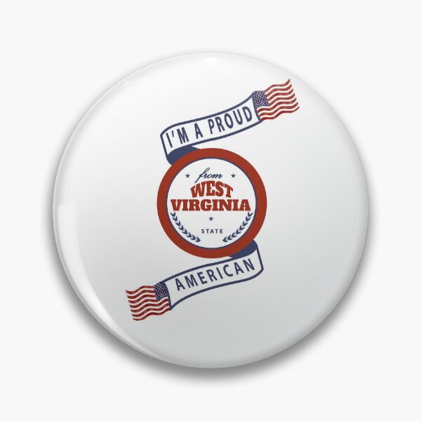 Item preview, Proud American West Virginia Badge designed and sold by capricedefille.