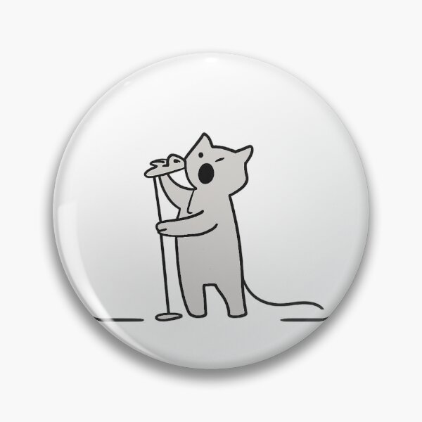 Item preview, Archie the Singer – Minimal Line Art Music Cat designed and sold by Loose Parts.