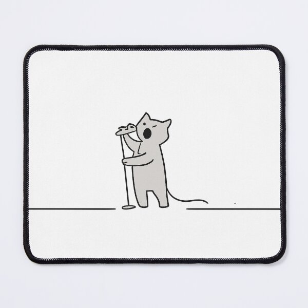 Item preview, Archie the Singer – Minimal Line Art Music Cat designed and sold by Loose Parts.