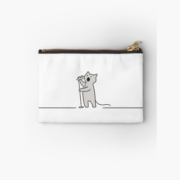 Item preview, Archie the Singer – Minimal Line Art Music Cat designed and sold by Loose Parts.