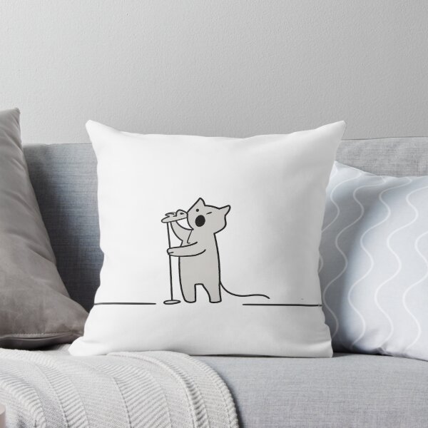 Item preview, Archie the Singer – Minimal Line Art Music Cat designed and sold by Loose Parts.